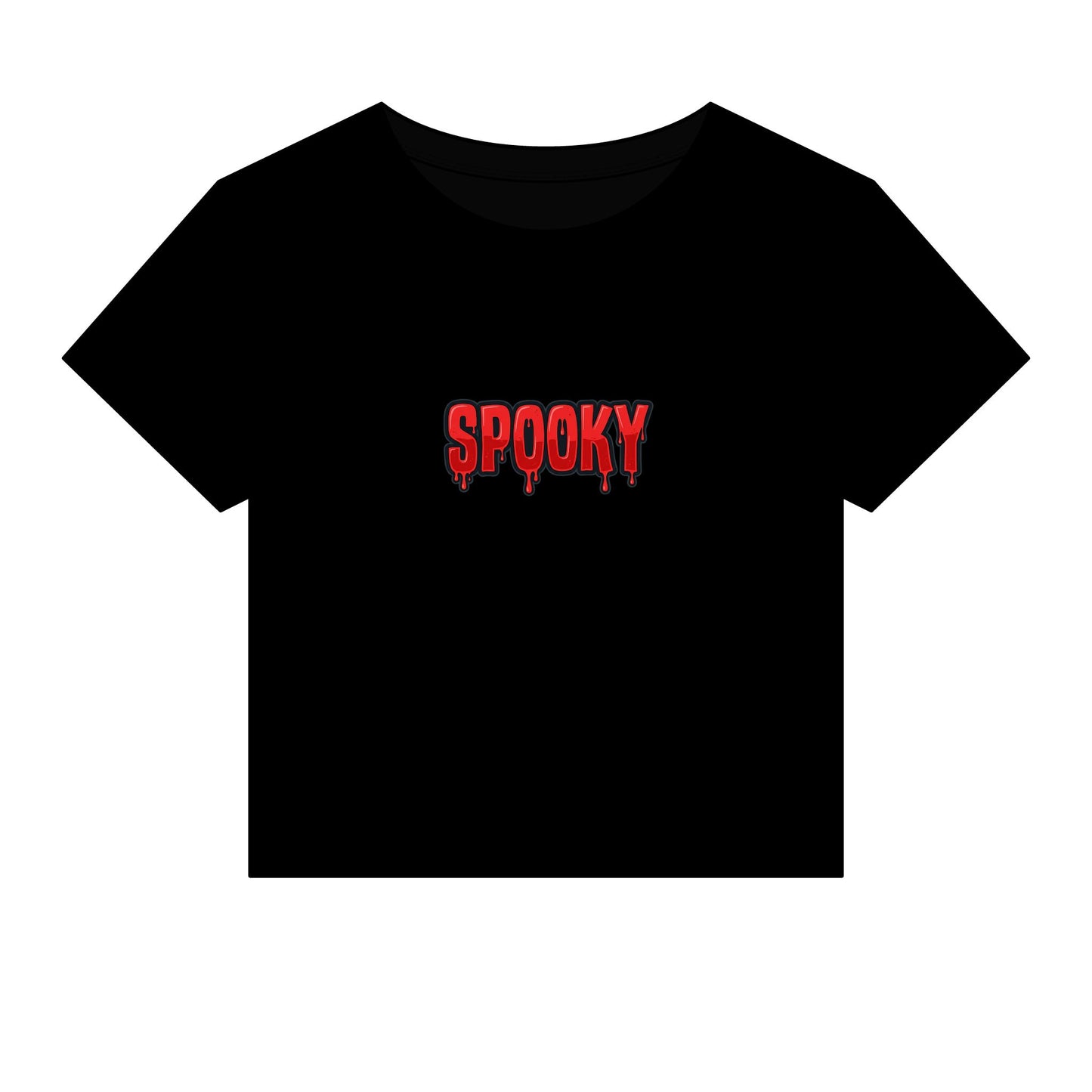 Spooky Drip Text Tee Halloween Halloween Shirt